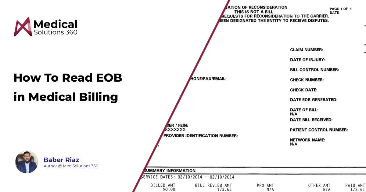 Explanation of Benefits (EOB) Statement in Medical Billing